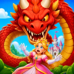 Girl Rescue Dragon Puzzle simgesi