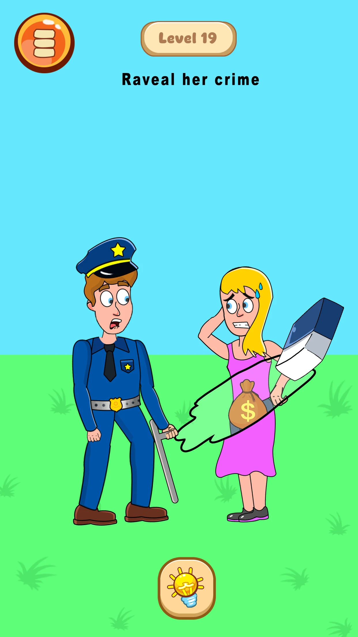 Delete Story Erase Puzzle Game screenshot