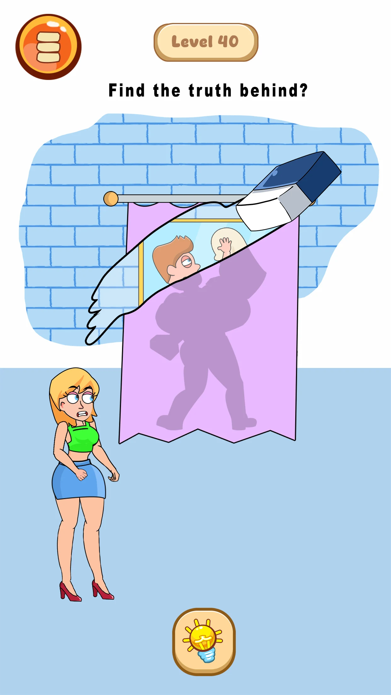 Delete Story Erase Puzzle Game screenshot