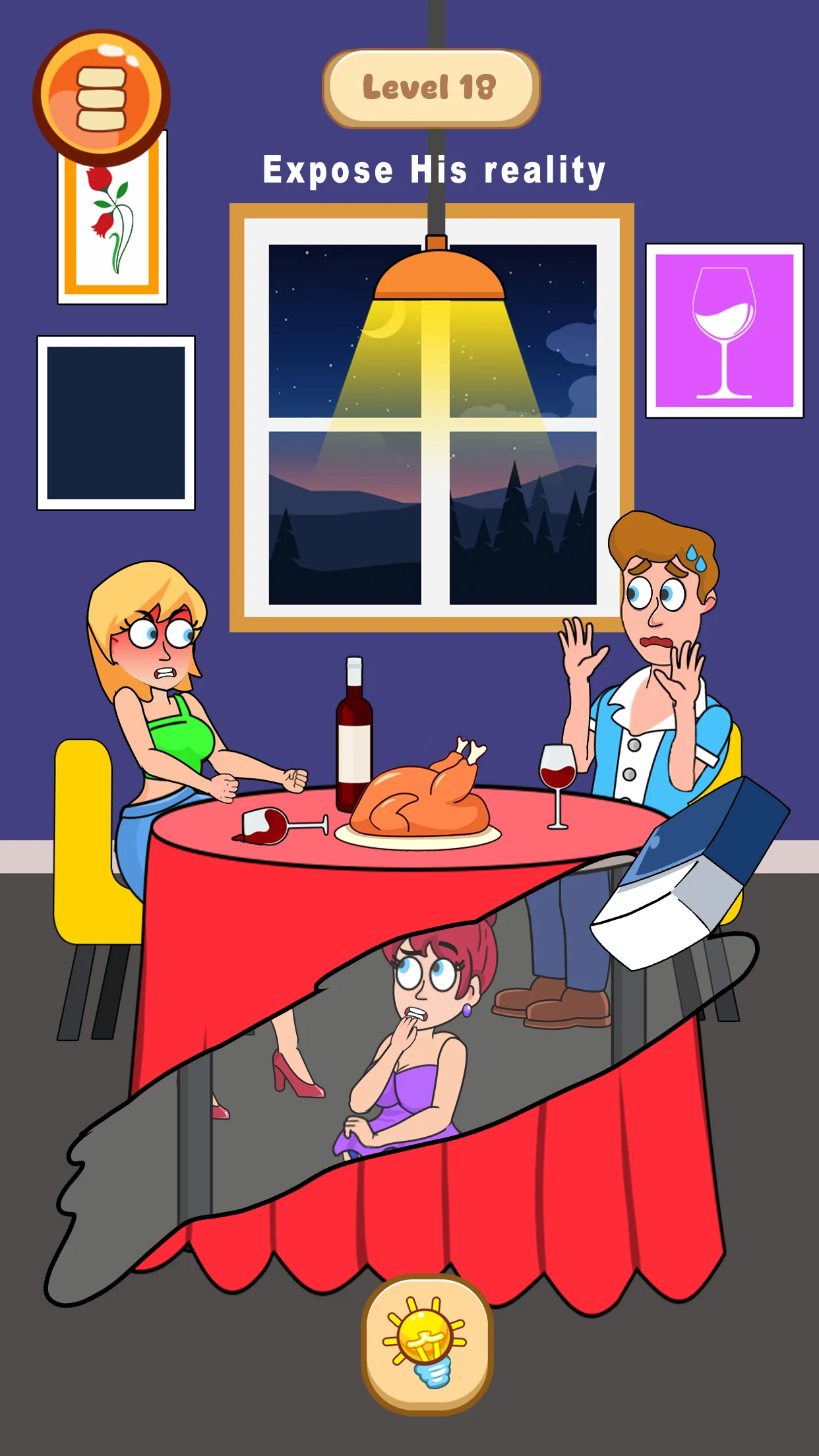 Delete Story Erase Puzzle Game screenshot